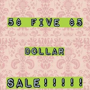 Closet clean out! $5 sale!